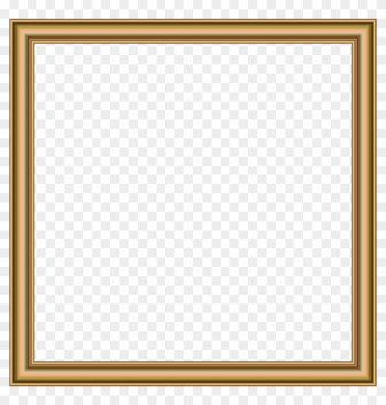 Gold Border Frame Transparent Png Image - Simple Gold Frame