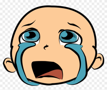 Crying Baby Clipart - Baby Crying Png Cartoon