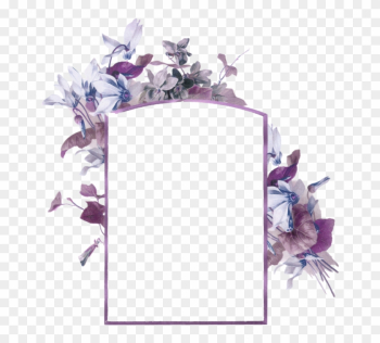 Bee Paper Picture Frame Flower Business Card - Flower Borders And Frames