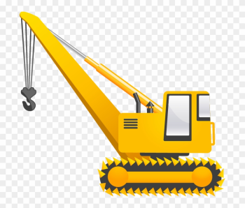 Construction Vehicles Vector Pack - Crane Vector Png