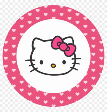 Image Result For Hello Kitty Transparent Circle Card - Hello Kitty Circle Frame