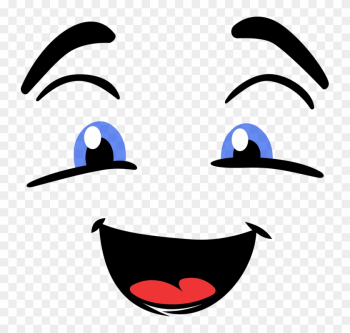 Angry Eyebrows Cliparts 8, - Transparent Happy Face Png