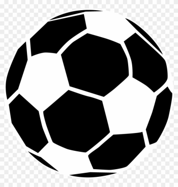 Soccer Ball Outline - Soccer Ball Silhouette Png
