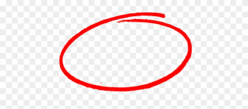 Drawn Number Circle Png - Red Marker Circle Png