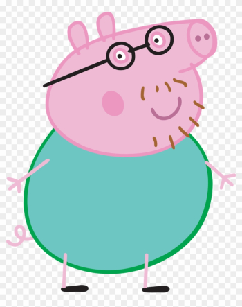 Peppa Pig Character Fanart - Peppa Pig Daddy Pig