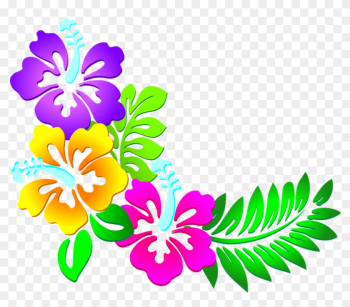 Spring Flowers Borders 12, Buy Clip Art - Flores Moana