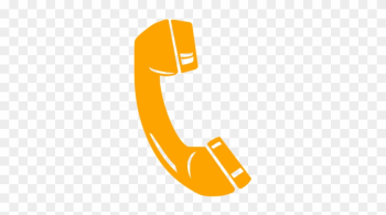 Yellow Phone Png Clipart - Phone Icon Png Orange