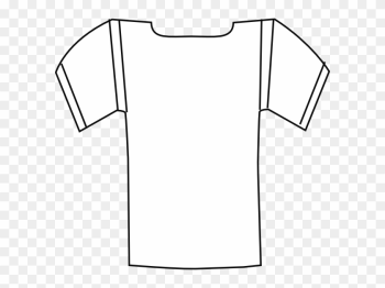 Jersey White Clip Art - Free Printable Football Jersey Template