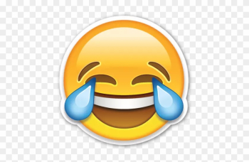 Smiley Face Emoji With No Background - Laughing Crying Emoji Transparent Background
