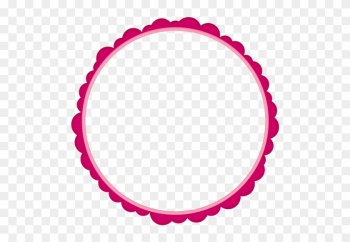 Cadre Rose Png Marco Redondo Png Round Frame Png - Border Bulat Png
