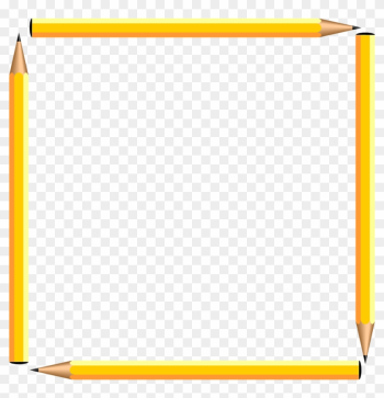 Pencil Border Pencils Free A Blank Pencil Frame - Free Clip Art Borders School