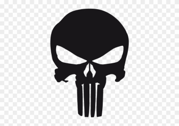 Vinilo Decorativo Logo The Punisher - Punisher Skull