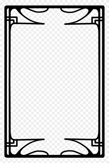Images For Art Deco Png - Tarot Card Frame