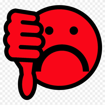 Thumbs Up Clipart Smiley - Red Thumbs Down Smiley