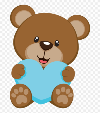 Baby Shower Bear - Ursinho Cha RevelaÃ§Ã£o Png