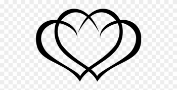 Heart Wedding Clipart - 3 Interlocking Hearts Tattoos