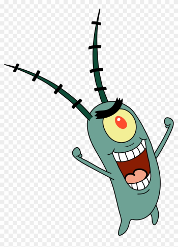 Real Plankton Cliparts - Spongebob Characters