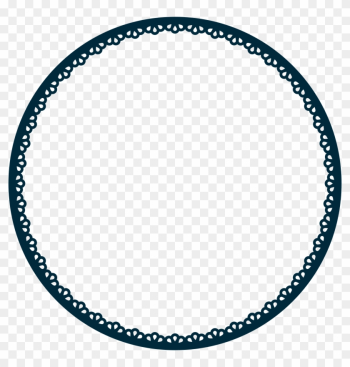 Scallop Frame Extrapolated Variation 2 - Scalloped Circle Frame Png