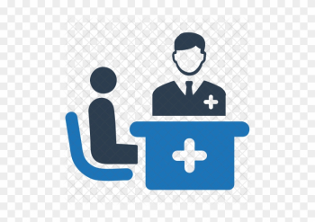 Health Sign Blue Icon - Doctor Consultation Icon