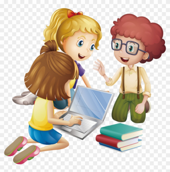 Student Cartoon Learning Education - Animated Group Of Students