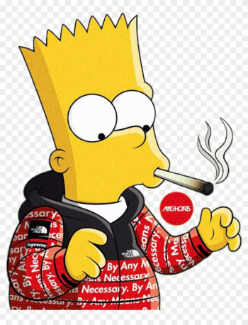 Bart Simpson Homer Simpson Supreme Graphic Designer - Bart Simpson Wallpaper Supreme