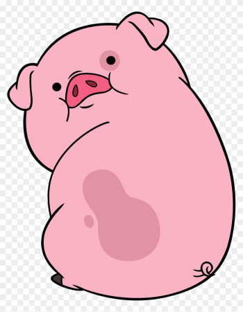 Drawn Pig Gravity Falls - Dibujos De Pato Gravity Falls