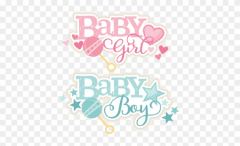 Baby Girl And Boy Titles - Baby Girl Clipart