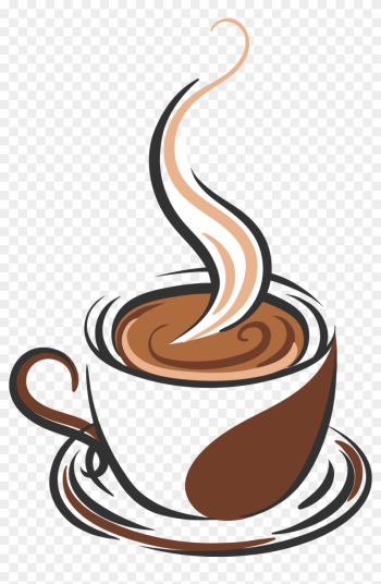 Coffee Bean Cafe Coffee Cup - Coffe Cup Drawing Png