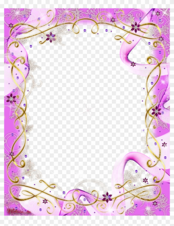 Frame Pink Baw And Swirls Png By Melissa-tm On Deviantart - Pink Borders And Frames Png