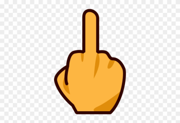 Reversed Hand With Middle Finger Extended Emoji For - Fuck You Emoji Png
