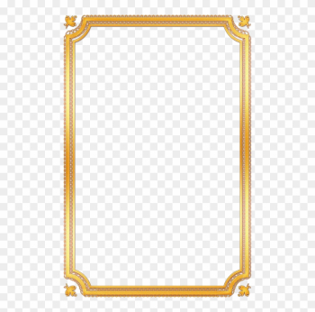 Gold Frame Png - Square Gold Frame Png