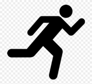 Ftestickers People Running Icon - People Running Away Clipart