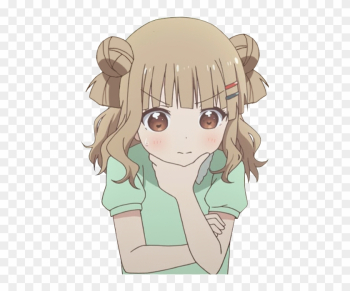 Thinking Anime Girl , - Anime Thinking Face Png