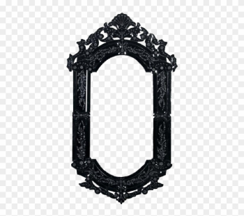 Gothic Clipart Mirror Frames - Black Frame Png Gothic