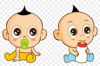 Infant Cartoon Milk Child - Baby Twin Icon Png