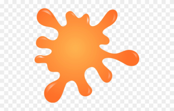 Colour Splash Stickers - Color Splash Png Orange