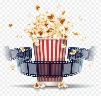 Popcorn Film Stock Illustration Cinema - Popcorn Png