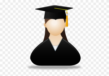 Graduate Female Icon - Icon