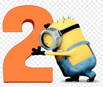 Despicable Me Png Photo - Minion With Number 2
