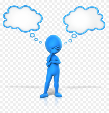 Person In Deep Thought Clipart For Kids - Thinking Animation Powerpoint Gif