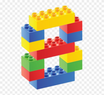 Geburtstagskarten, ZahlenverstÃ¤ndnis, Lego, Clipart, - Number 8 With Legos