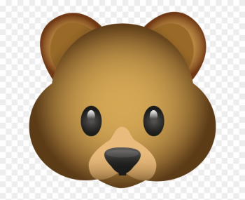Bear Clipart Emoji - Bear Emoji Png