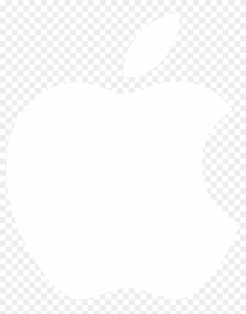 White Apple Logo Transparent