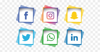 Social Media Icons Set Facebook Instagram Whatsapp, - Facebook Instagram Icon Png