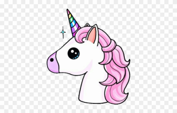 Png Edit Overlay Tumblr Unicorn Unicornio Rainbow - Unicorn Emoji