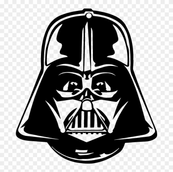 Vinilos Paredes Star Wars Vinilo Casco Dark Vader Friky - Darth Vader Helmet Drawing