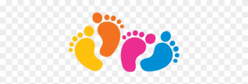 Step By Step To Your Wish - Hands And Feet Of A Baby Button