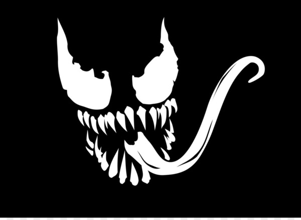 spiderman,venom,decal,sticker,wall decal,marvel comics,polyvinyl chloride,bumper sticker,wall,superhero,sales,art,silhouette,skull,monochrome photography,text,symbol,mythical creature,graphic design,fictional character,computer wallpaper,black,black and white,logo,monochrome,jaw,organism,wing,bone,png