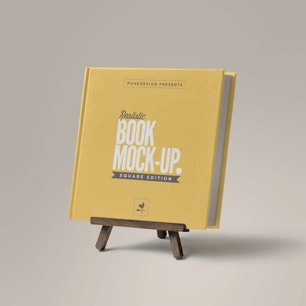 square book mock up,square book,square,book mockup,mockup,mock up,hardcover,demo,template,book,cover,wood,yellow cover,yellow,book cover