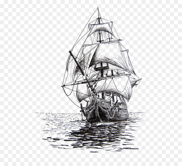 drawing,ship,sailing ship,pencil,boat,sail,sailboat,anchor,tall ship,pirate ship,piracy,art,caravel,monochrome photography,monochrome,brig,stock photography,watercraft,manila galleon,black and white,first rate,barque,brigantine,water,line,galleon,structure,ship of the line,png